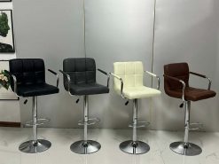 Ghế Quầy Bar Đệm Vuông Nhập Khẩu GB677