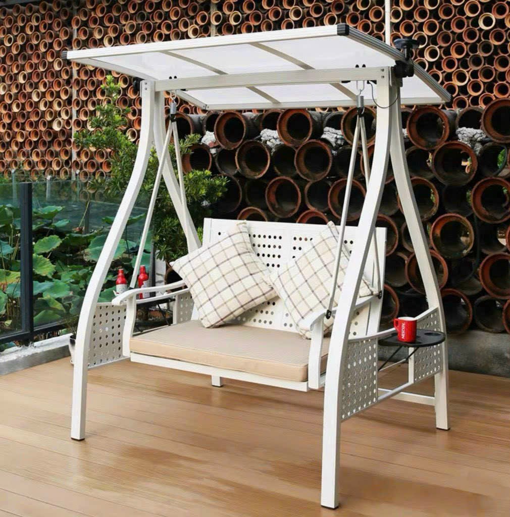 Xích Đu 2 Chỗ Màu Trắng Nhập Khẩu XDN213 Xích Đu 2 Chỗ Màu Trắng Nhập Khẩu XDN213