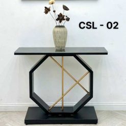 Bàn Trang Trí Console Mặt Đá CSL02