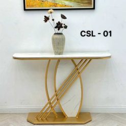 Bàn Trang Trí Console Mặt Đá CSL01